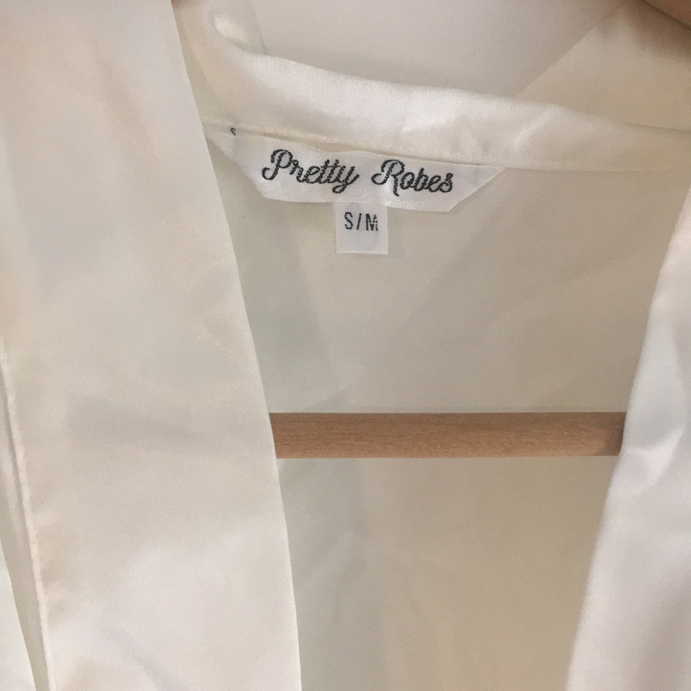 Pretty Robes S/M Ivory Wedding Robe - Picture 3 of 4